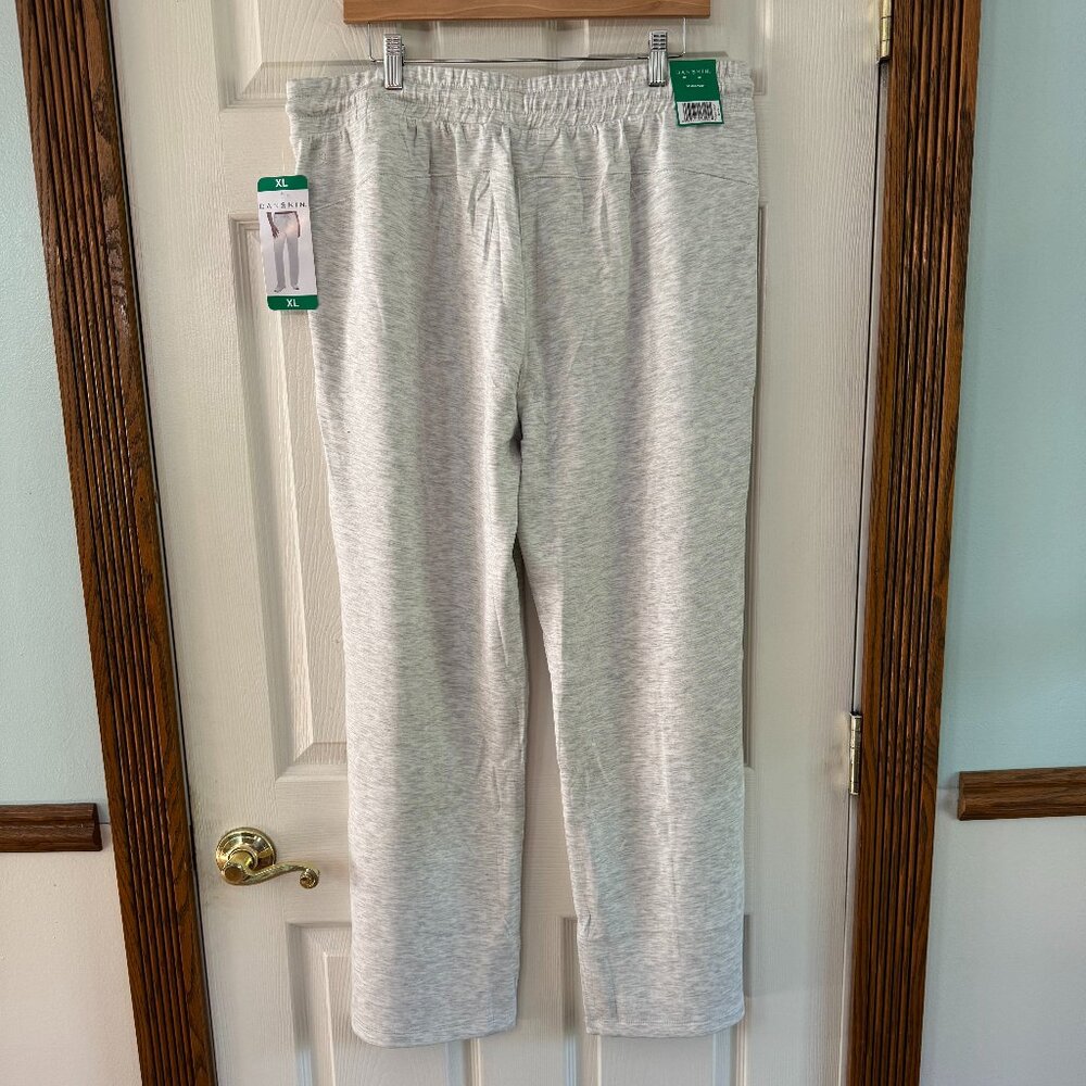 Danskin Scuba Pant Oatmeal Heather Woman's Size XL Amazing Soft Fabric - Picture 6 of 7
